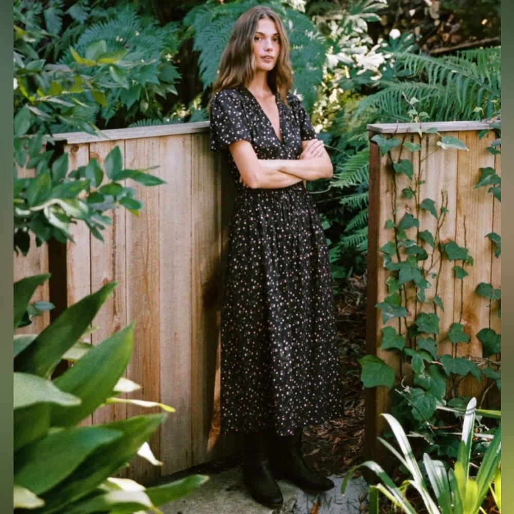 Christy Dawn • Simple The Dawn Dress • Noir Tulips